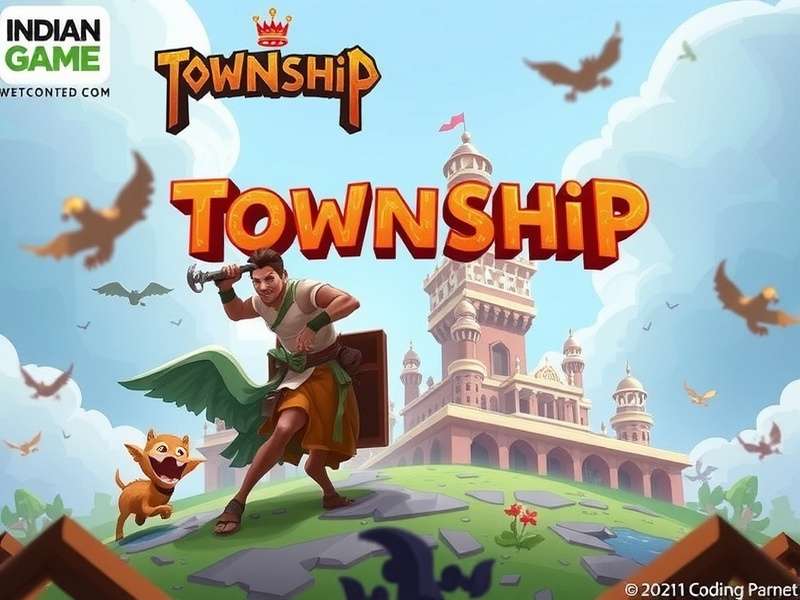 Township गेम प्रोमो कोड इंटरफ़ेस