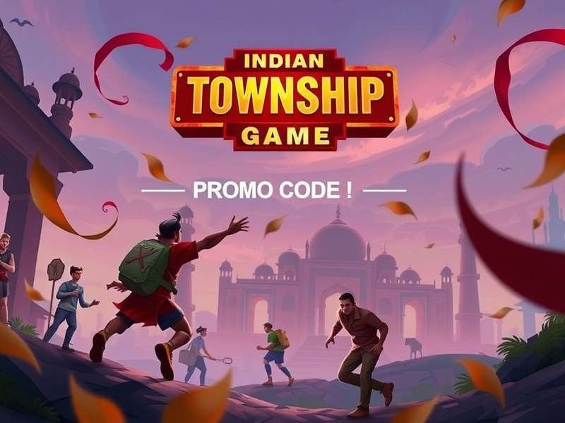 Township गेम में उन्नत शहर का दृश्य