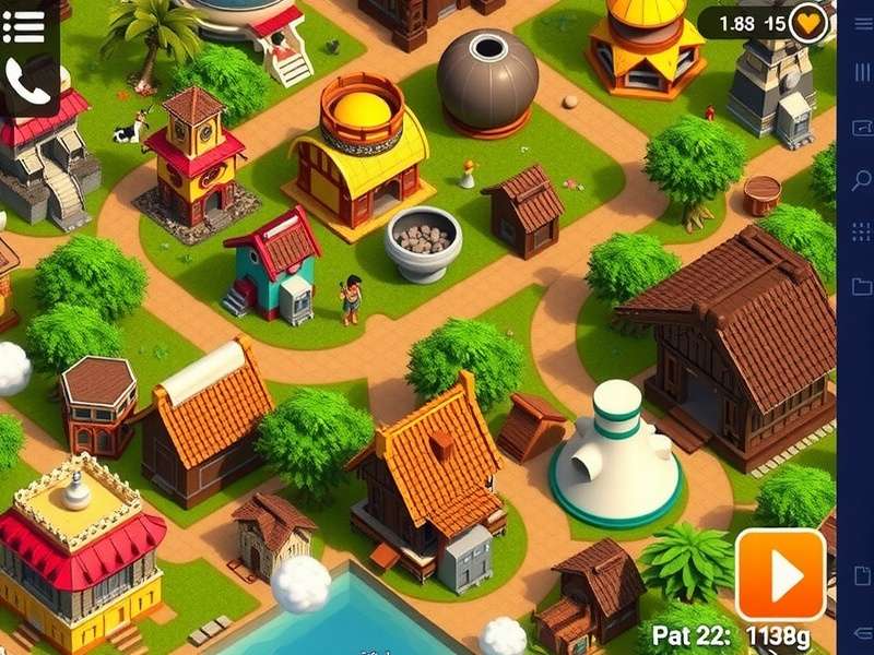 Township गेम में Co-op और Regatta इवेंट का दृश्य