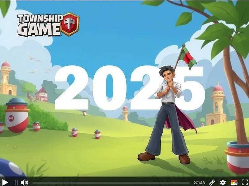 Township गेम में कॉर्पोरेशन इवेंट का दृश्य