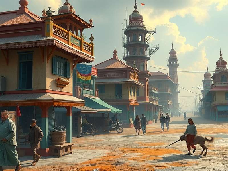 Township Game का स्क्रीनशॉट - शहर और फार्म