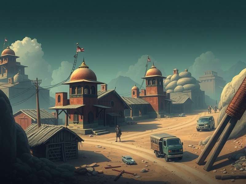 Township गेम में शहर डिज़ाइन के उदाहरण