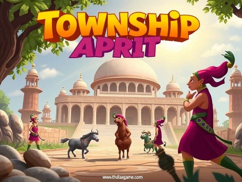 Township game screenshot showing promo code entry