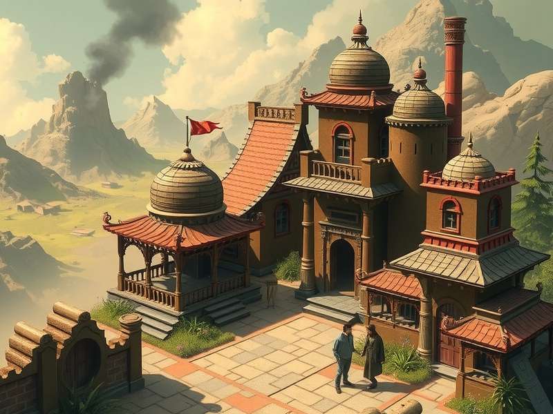 Township शहर डिज़ाइन उदाहरण - आधुनिक लेआउट और डेकोरेशन