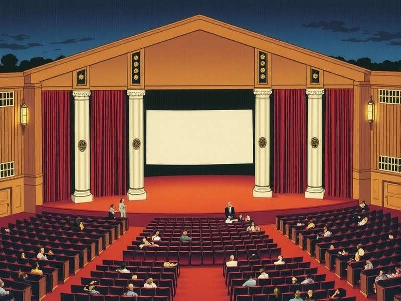 Township Auditorium Columbia SC main entrance with historic architecture