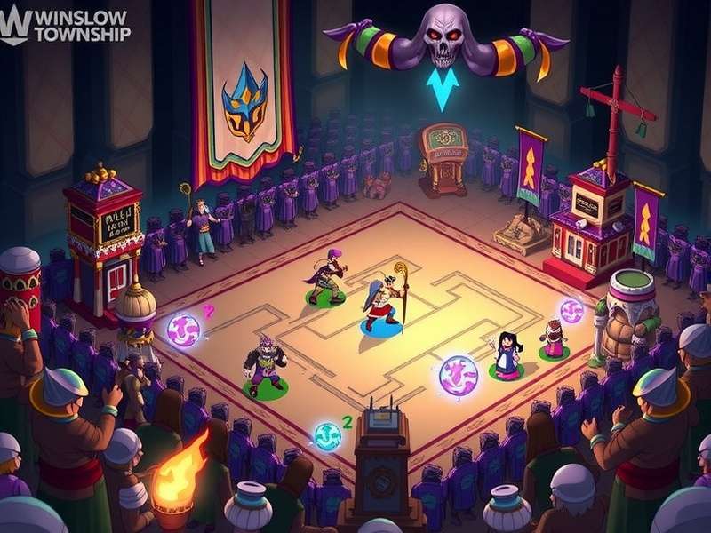 A vibrant aerial view of a well-planned Township with green fields and neat roads