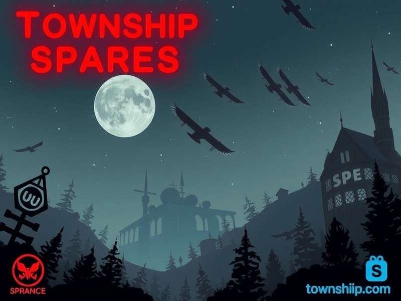 Township game interface showing factory production and city building