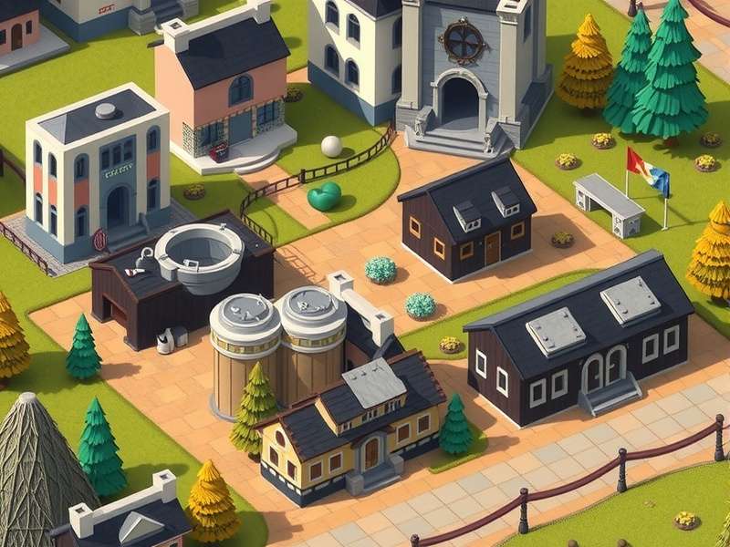 Loyalist Township gameplay showcasing Indian architecture