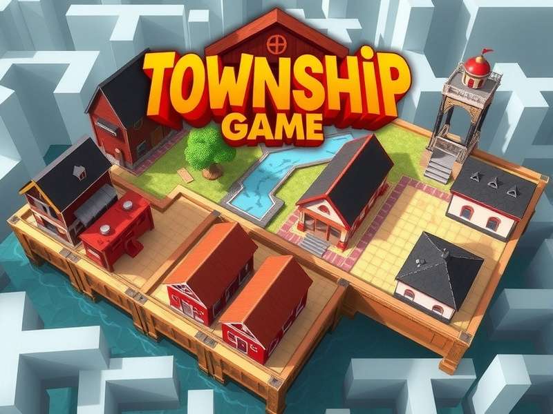 Advanced Township city layout with optimized zone placement