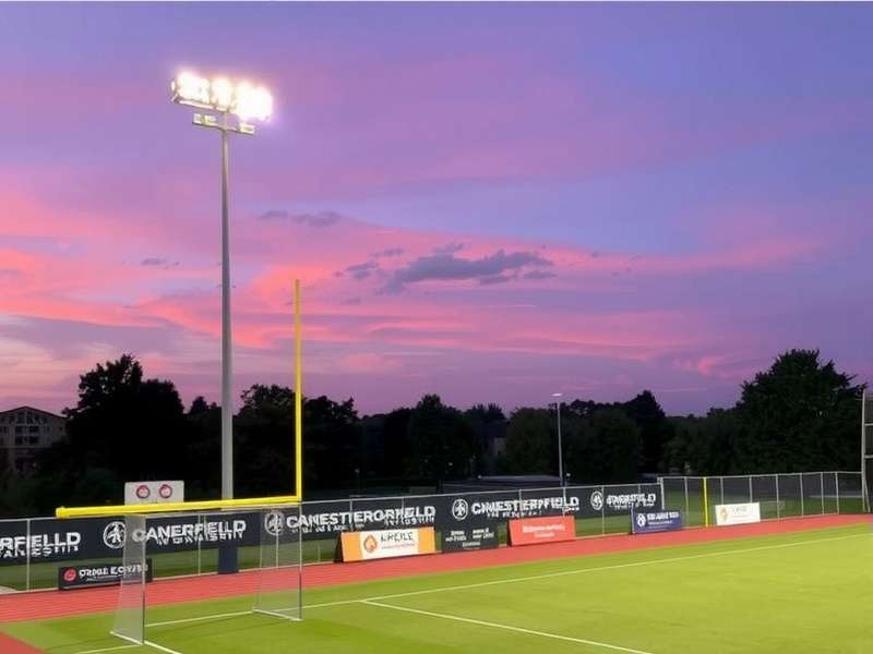 Scenic view of a peaceful township with houses and greenery
