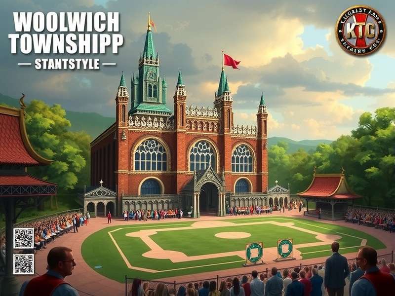 Vibrant cityscape with farms and buildings from a mobile game perspective