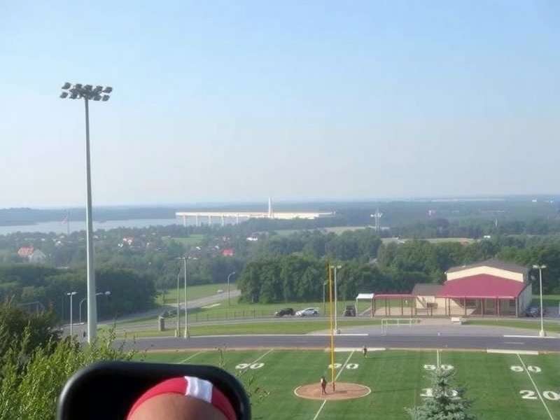 Washington Township Nj landscape with farms and buildings