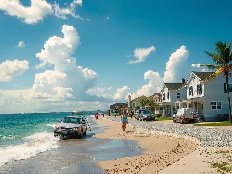 Aerial view of Ocean Township NJ showing suburban layout and coastal proximity