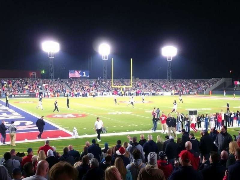 Manheim Township aerial view with farms, factories, and community buildings