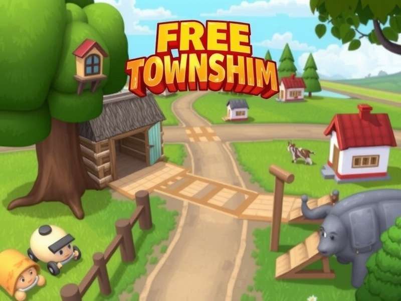 Township game promo codes banner showing free rewards and T-cash for Indian players