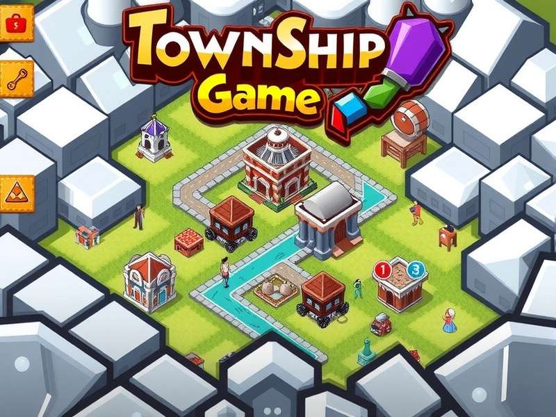 Township Game Online — vibrant virtual town with farms, factories, and cooperative community