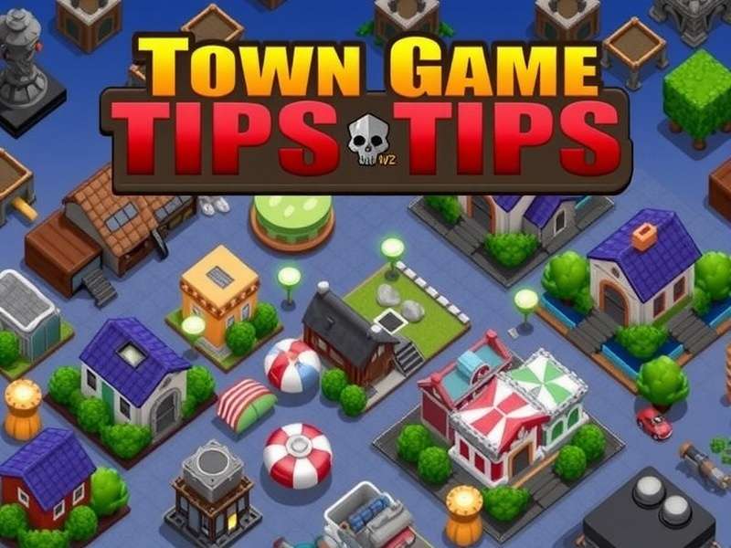 Township game overview showing a thriving Indian-themed town with farms and factories