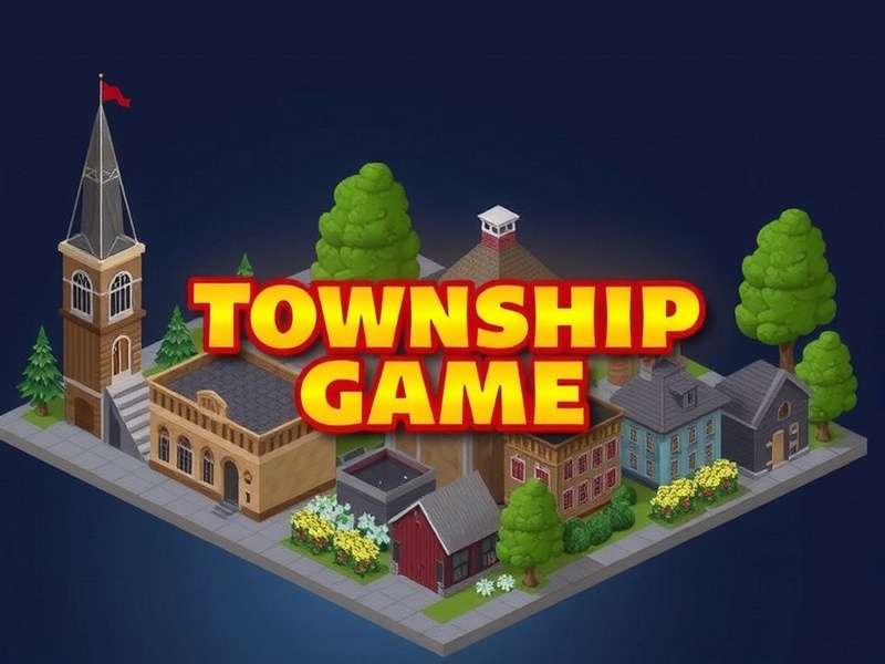 Township game farming and city-building scene with Indian context